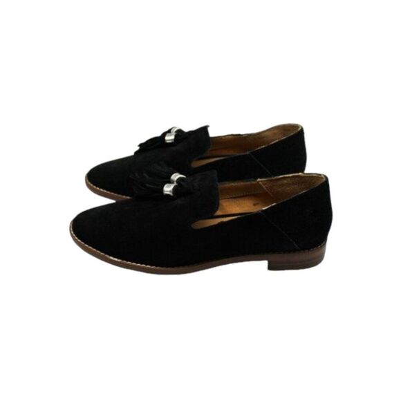 Franco Sarto Womens Black Loafers - Picture 6 of 8